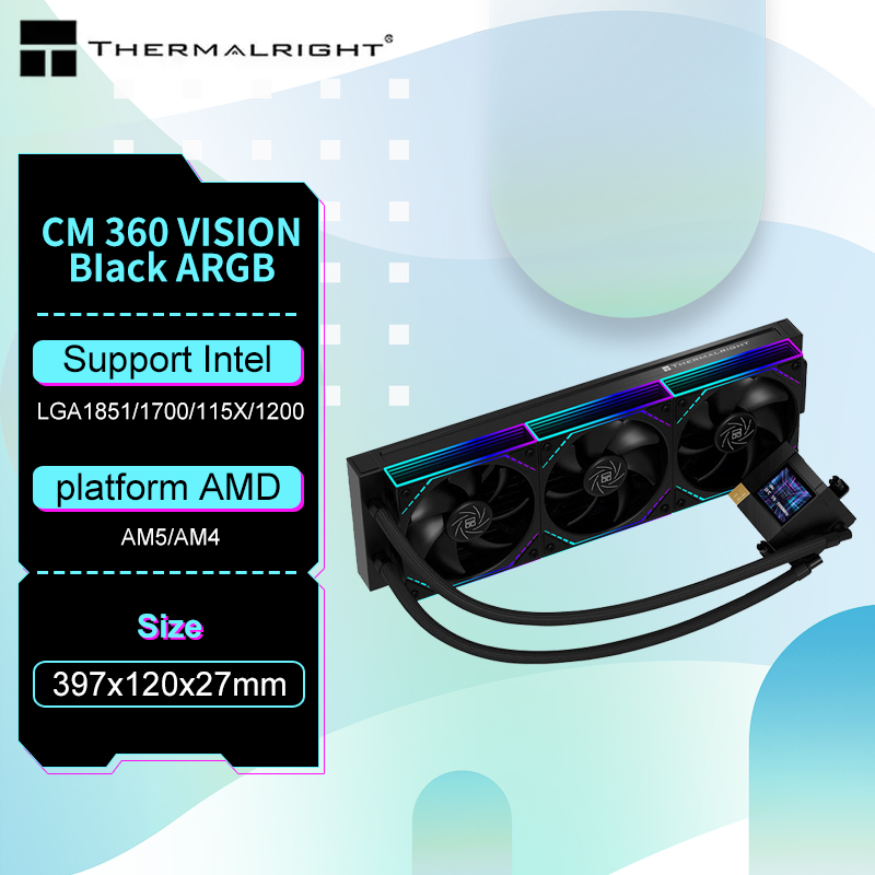 Liquid Cooling Radiator 360 - Thermalright CORE MATRIX VISION ARGB Radiator
