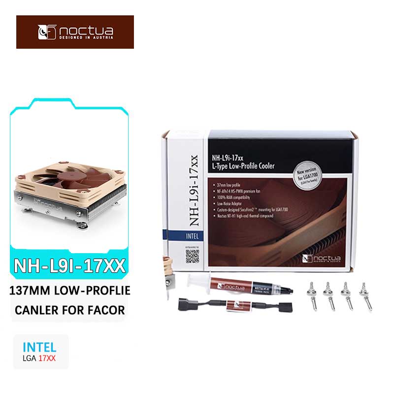 Cpu Cooler Low Profile Itx - Noctua NH-L9i-17xx 2 Pipa Panas Pendingin
