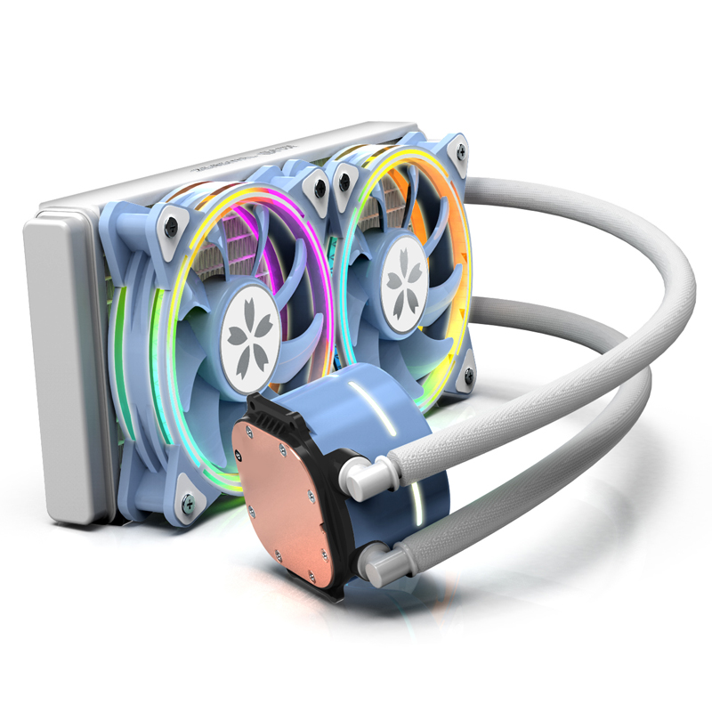 Cpu Water Cooler 240Mm Rgb - Yeston Sakura ZC-240, pendingin CPU cairan