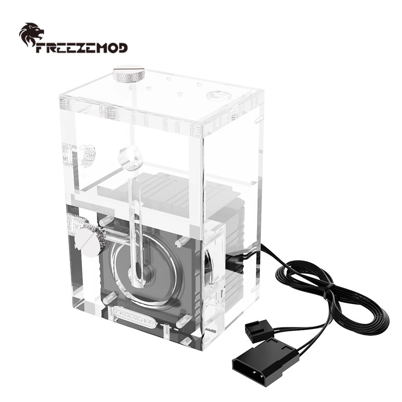 Aio Pump Reservoir Combo - FREEZEMOD Reservoir Persegi + Pompa Combo
