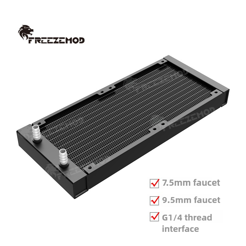 Cpu Water Cooler 240Mm Rgb - FREEZEMOD 240Mm Radiator Pendingin Air PC