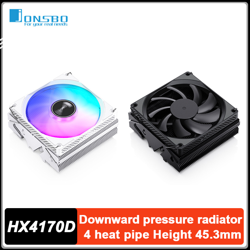 Cpu Cooler Low Profile Itx - JONSBO HX4170D Pendingin CPU 4 Pipa