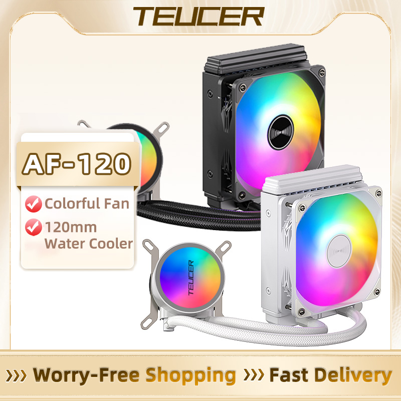 Liquid Cooling Radiator 360 - TEUCER AF-120 pendingin air 12cm RGB,