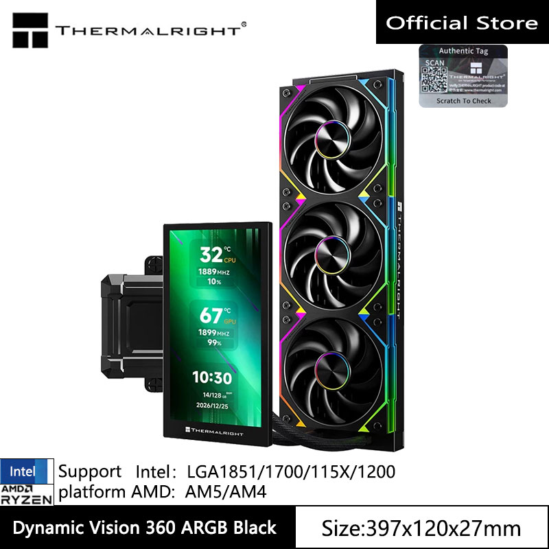Liquid Cooling Radiator 360 - Thermalright Dynamic Vision 360 ARGB, Sistem