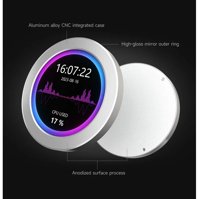 Monitor USB 2.1 / 2.8 / 3.4 /  - Aio Cooler Lcd Display Screen ulasan dan harga