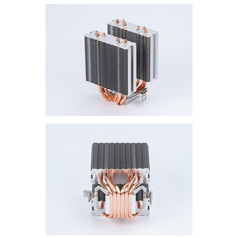 Pendingin CPU Air Cooler Deskt - Cpu Air Cooler Dual Tower 6 Heatpipe ulasan dan harga