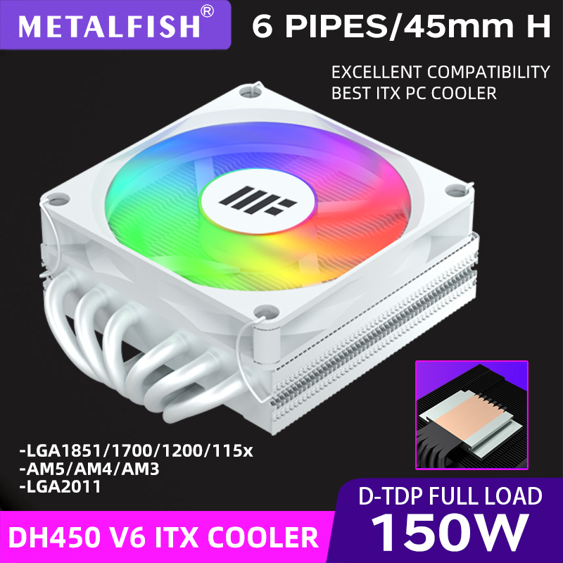 Pendingin CPU Profil Rendah DH - Cpu Cooler Low Profile Itx ulasan dan harga