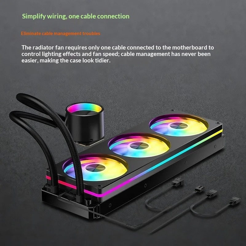 Pendingin Cairan AIO JIUSHARK  - Aio Liquid Cooler 360Mm Argb ulasan dan harga