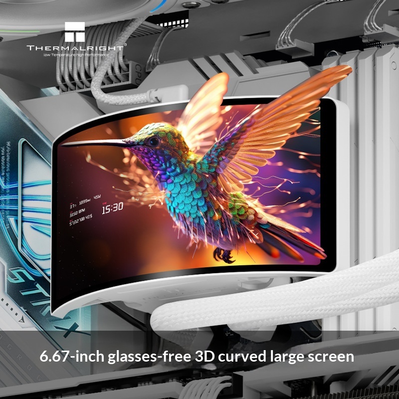 Pendingin AIO OLED Lengkung 6, - Aio Liquid Cooler 360Mm Argb ulasan dan harga