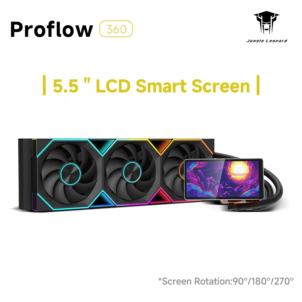 Jungle Leopard Pro Flow 360 AR - Aio Liquid Cooler 360Mm Argb ulasan dan harga