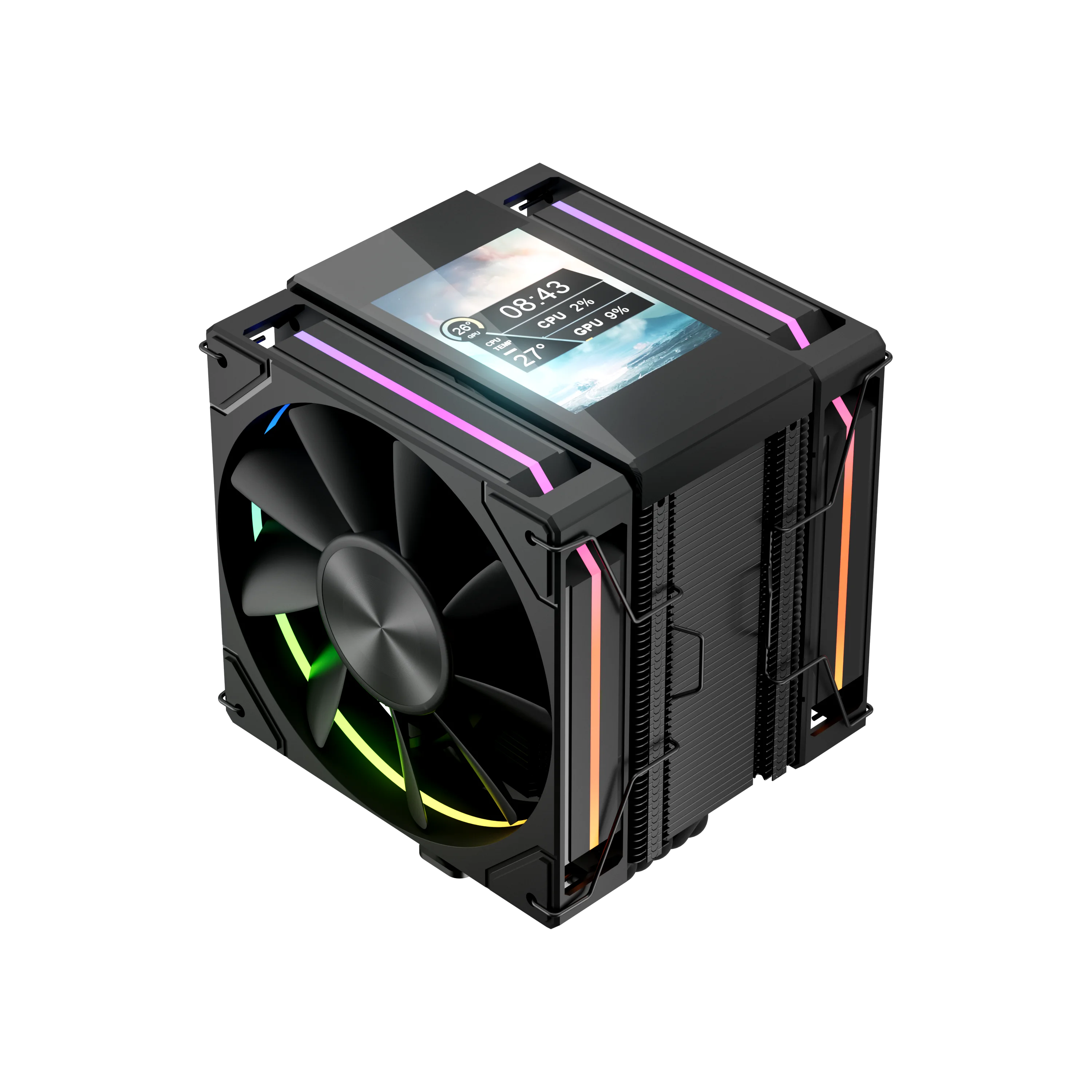 Pendingin CPU Power Train X-GA - Cpu Air Cooler Dual Tower 6 Heatpipe ulasan dan harga