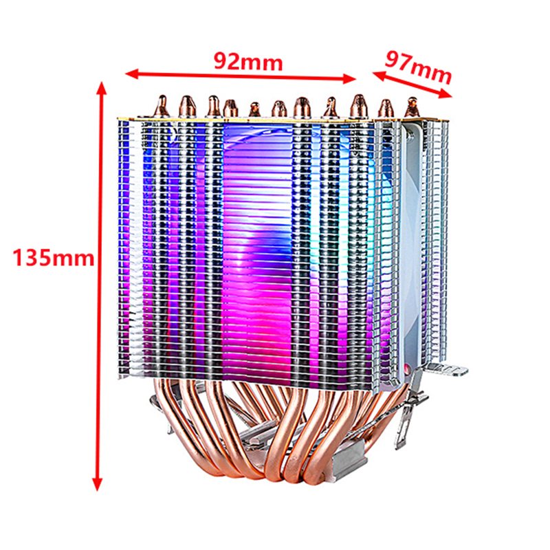 XUANFENG Pendingin Udara Kompu - Cpu Air Cooler Dual Tower 6 Heatpipe ulasan dan harga