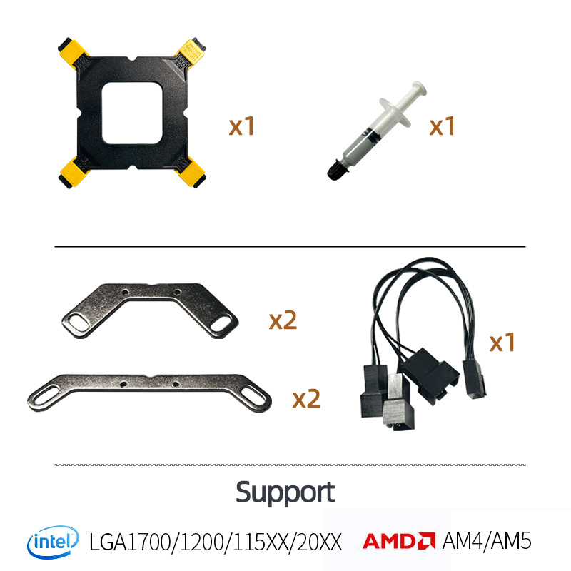 Teucer cairan pendingin air CP - Cpu Water Cooler 240Mm Rgb ulasan dan harga