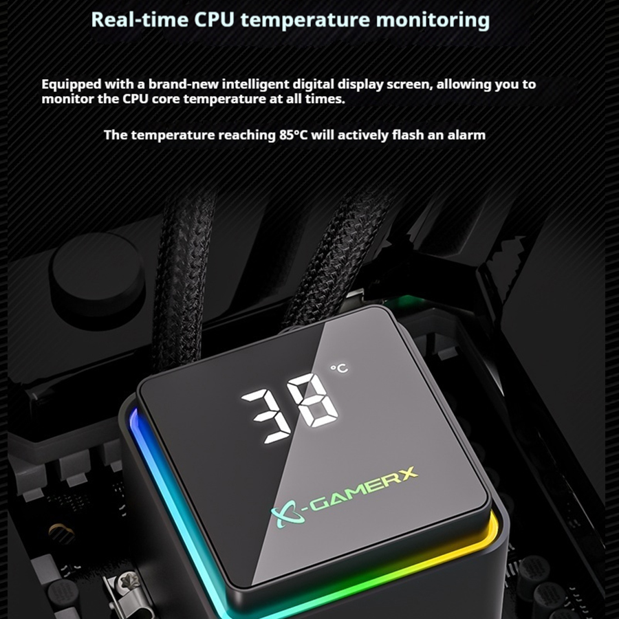 X-GAMER M240 Pendingin Cairan  - Cpu Water Cooler 240Mm Rgb ulasan dan harga
