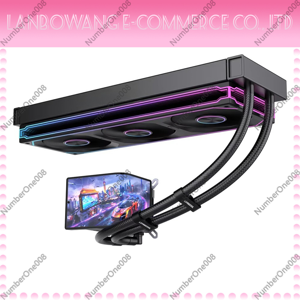 Pendingin CPU Cair AIO 360mm d - Aio Cooler Lcd Display Screen ulasan dan harga