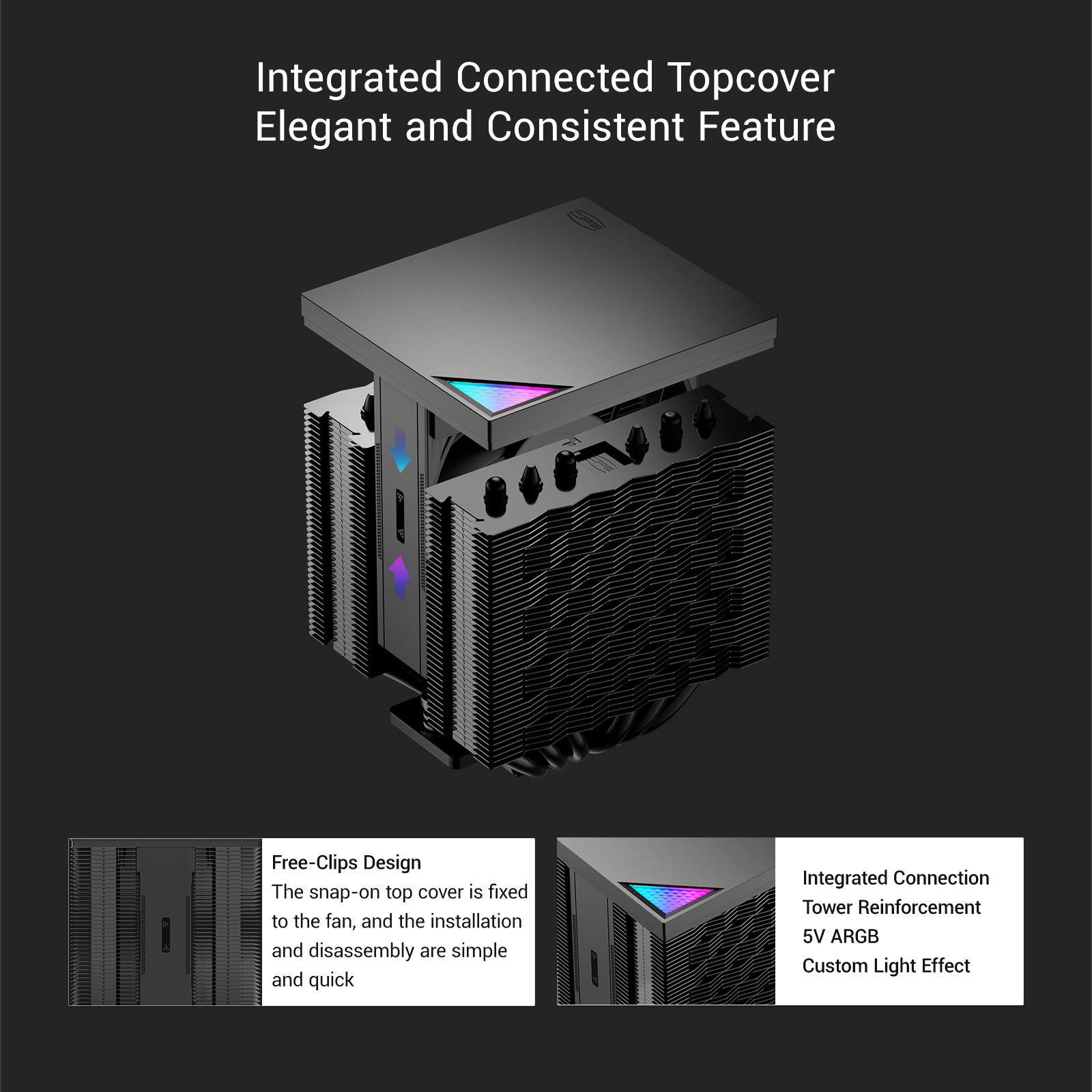 PCCOOLER RZ620M X Pendingin Ud - Cpu Air Cooler Dual Tower 6 Heatpipe ulasan dan harga