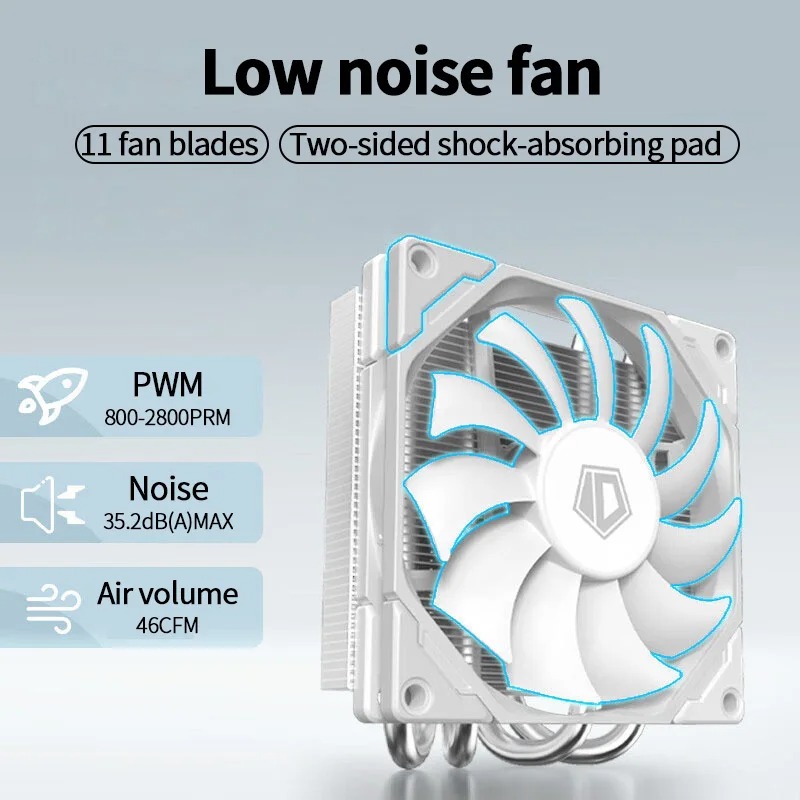 ID-COOLING ID IS-40X Pendingin - Cpu Cooler Low Profile Itx ulasan dan harga