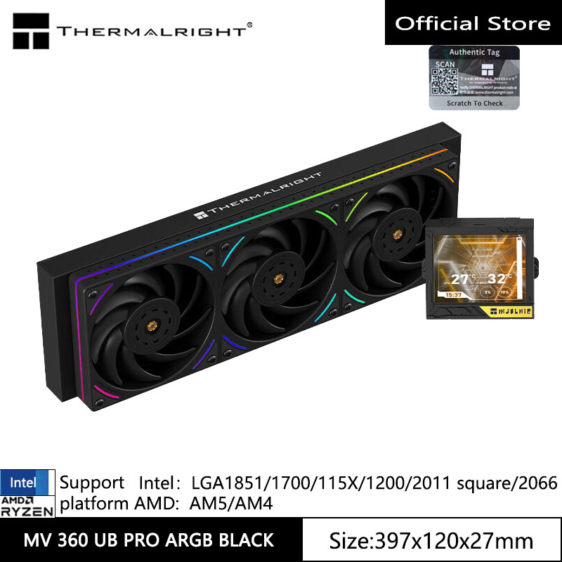 Thermalright Mjolnir VISION 36 - Liquid Cooling Radiator 360 ulasan dan harga