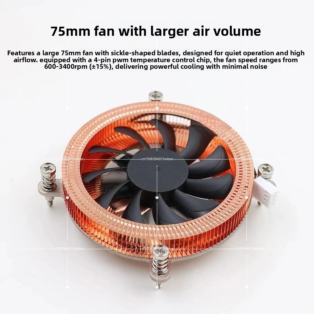 Pendingin CPU Mini ITX NAS, Ki - Cpu Cooler Low Profile Itx ulasan dan harga