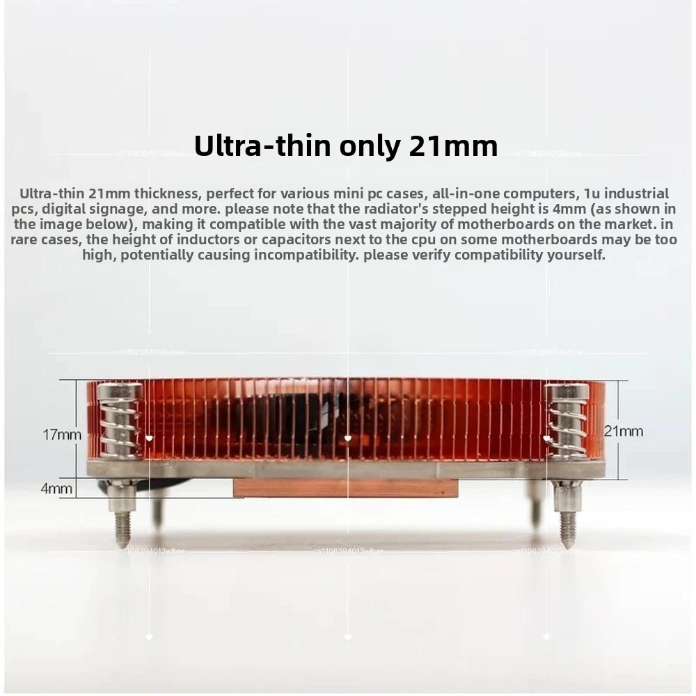Pendingin CPU Mini ITX NAS, Ki - Cpu Cooler Low Profile Itx ulasan dan harga