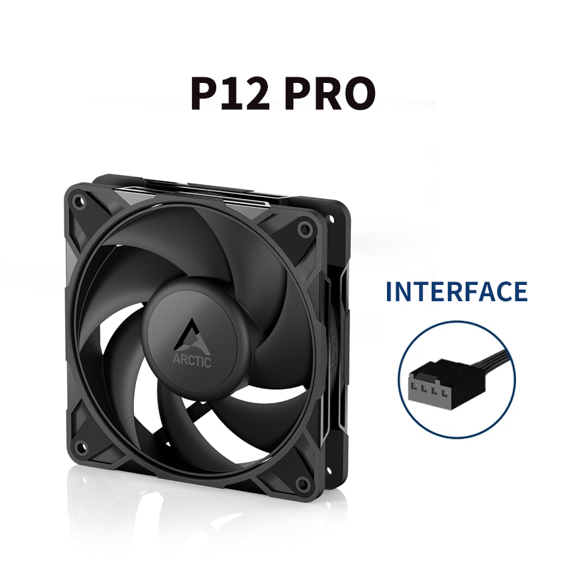 Kipas ARCTIC P12 Pro 120mm 4‑P - Cooler Fan 120Mm Static Pressure ulasan dan harga