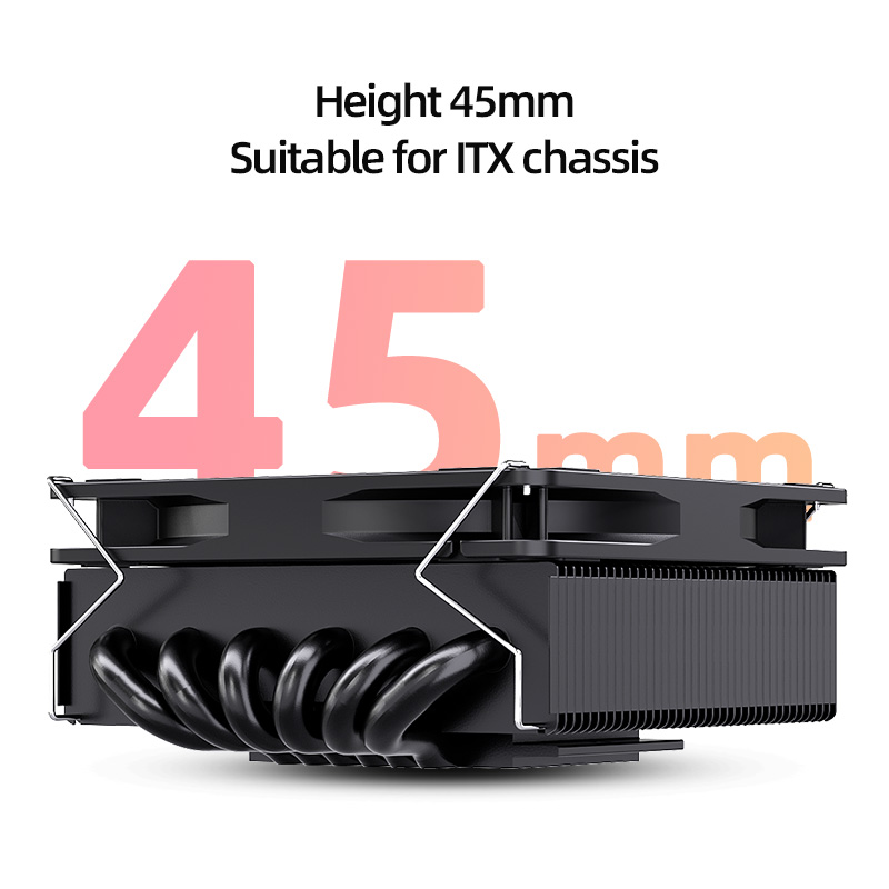 Teucer 6 pipa panas pendingin  - Cpu Cooler Low Profile Itx ulasan dan harga
