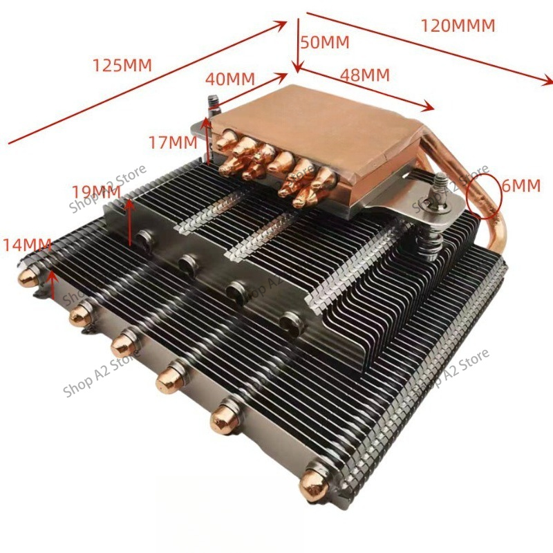 MD10C-50, pendingin CPU dengan - Cpu Cooler Low Profile Itx ulasan dan harga