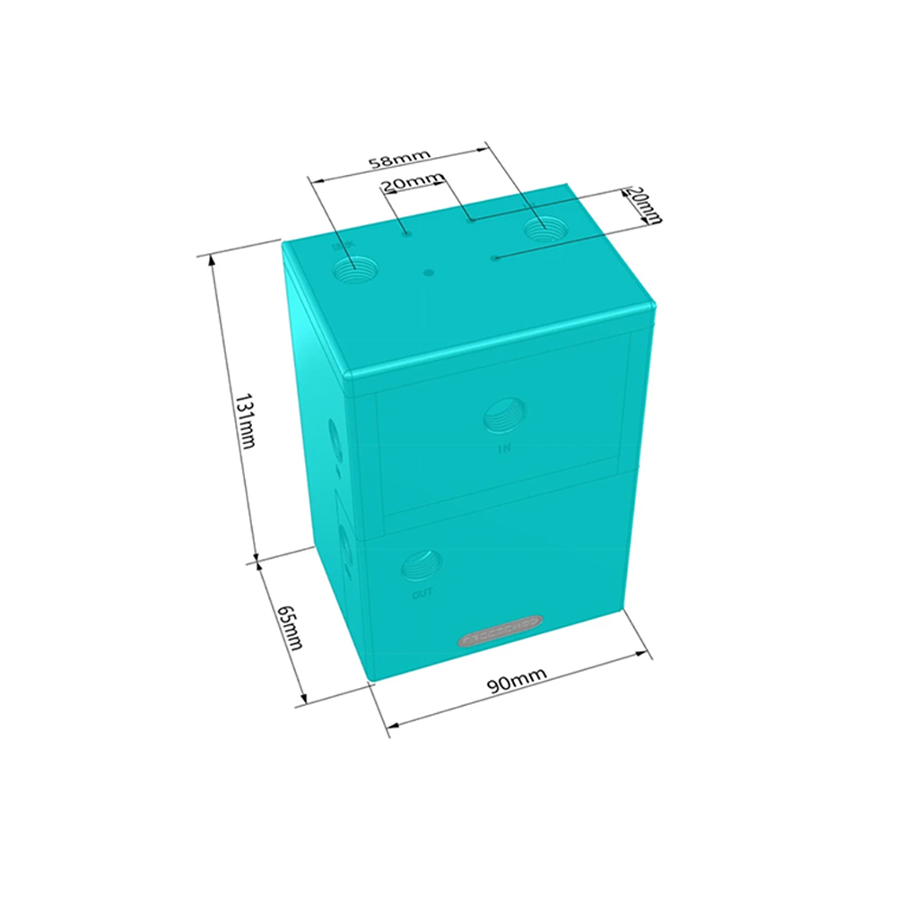 FREEZEMOD Modular Water Pump R - Aio Pump Reservoir Combo ulasan dan harga