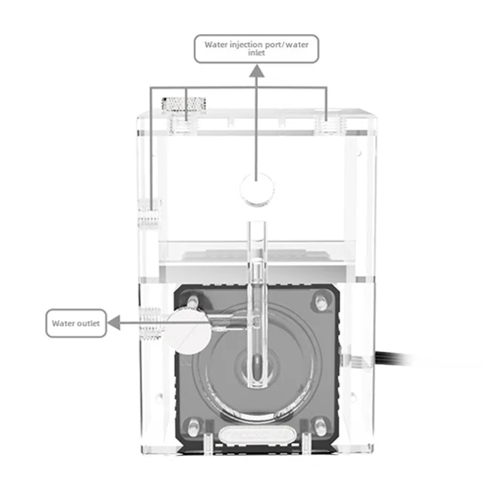 FREEZEMOD Modular Water Pump R - Aio Pump Reservoir Combo ulasan dan harga