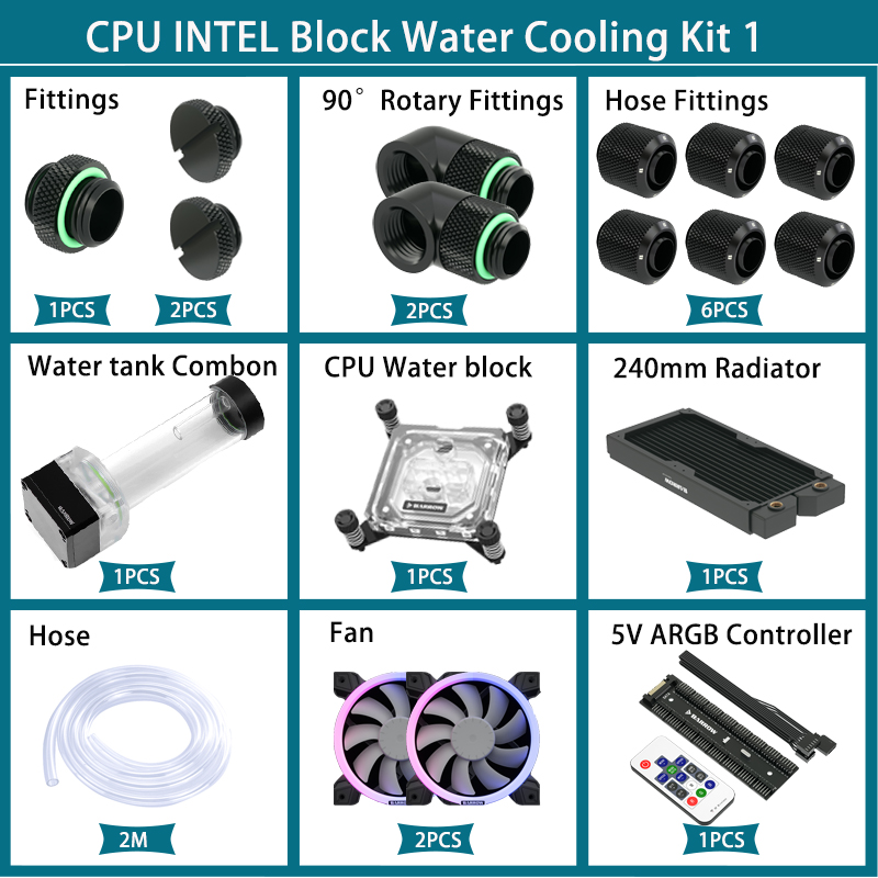 Kit Pendingin Cairan Barrow, B - Cpu Water Cooler 240Mm Rgb ulasan dan harga