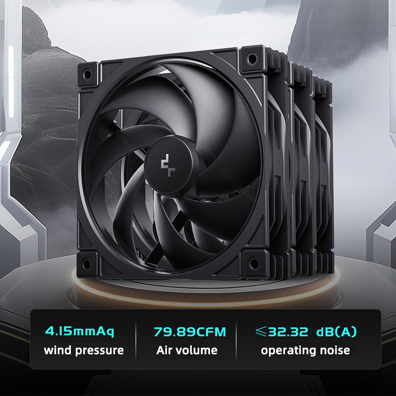 Kipas Casing DeepCool FD12 V2  - Cooler Fan 120Mm Static Pressure ulasan dan harga