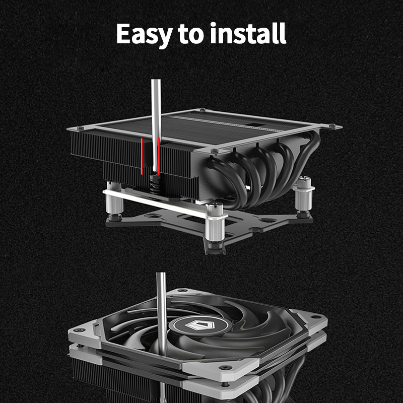 ID-COOLING Radiator pendingin  - Cpu Cooler Low Profile Itx ulasan dan harga