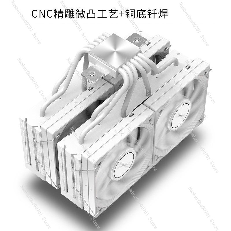 Pendingin Udara CPU Dual Tower - Cpu Air Cooler Dual Tower 6 Heatpipe ulasan dan harga