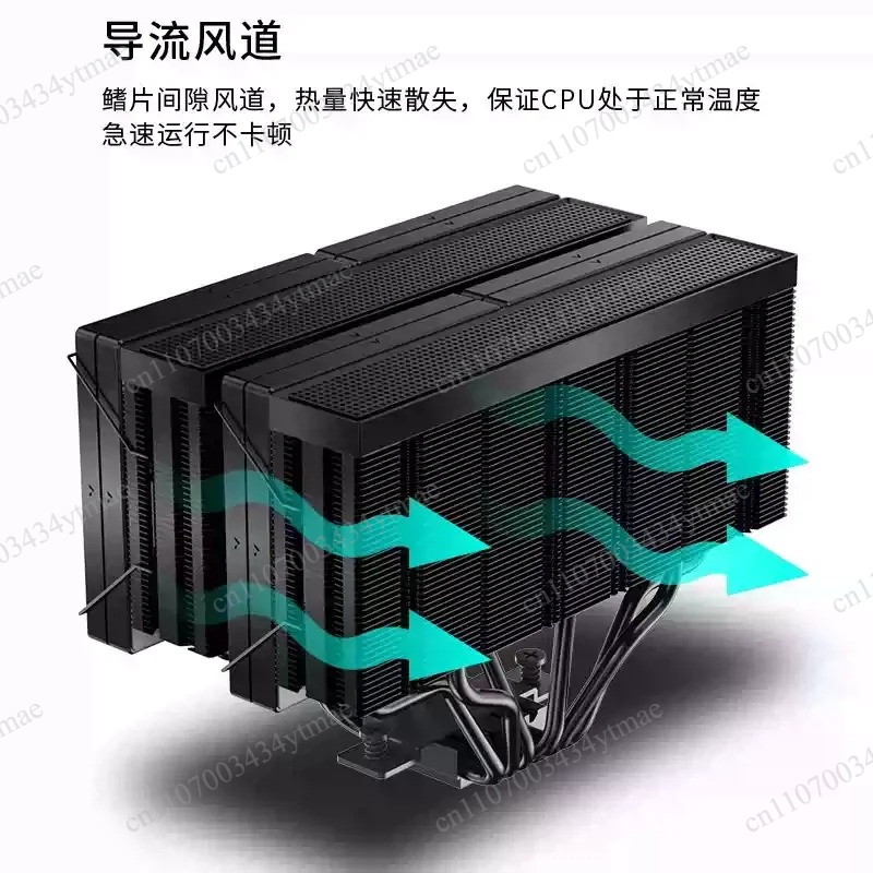 Pendingin CPU JF15K Dual Tower - Cpu Air Cooler Dual Tower 6 Heatpipe ulasan dan harga