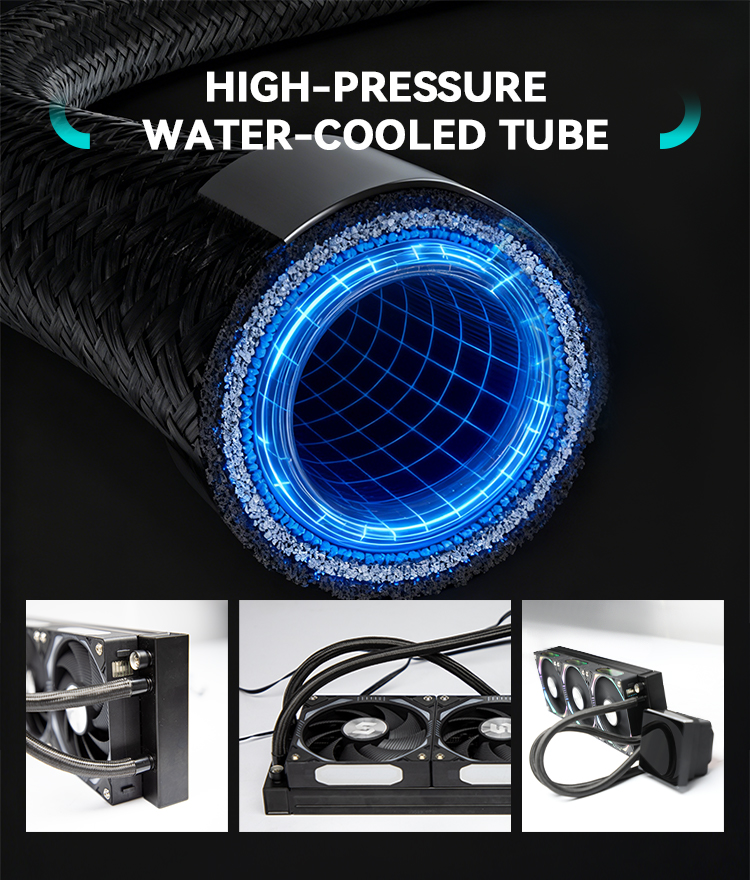 Pendingin Prosesor Cair AIO LC - Aio Cooler Lcd Display Screen ulasan dan harga